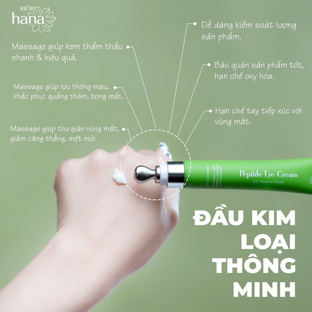 Kem mắt Peptide Eye Cream Riori | BigBuy360 - bigbuy360.vn