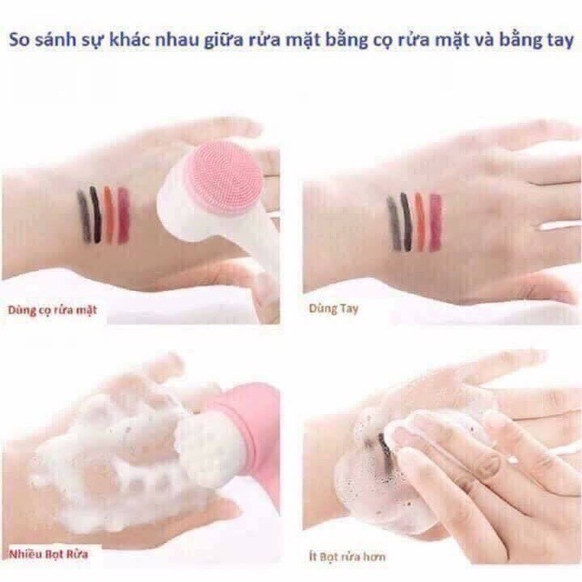 Cọ Rửa Mặt Massage Hai Đầu Sạch Sâu Hàng Nội Địa Trung Hàng Chuẩn | BigBuy360 - bigbuy360.vn