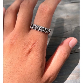 nhẫn chrome hearts bạc s925