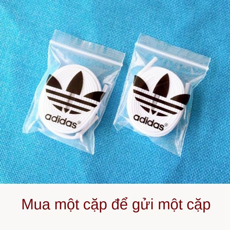 Giày Adidas nhỏ màu trắng ren Vỏ đầu vàng tiêu chuẩn Smith Cỏ Ba Lá nam và nữ chính hãng