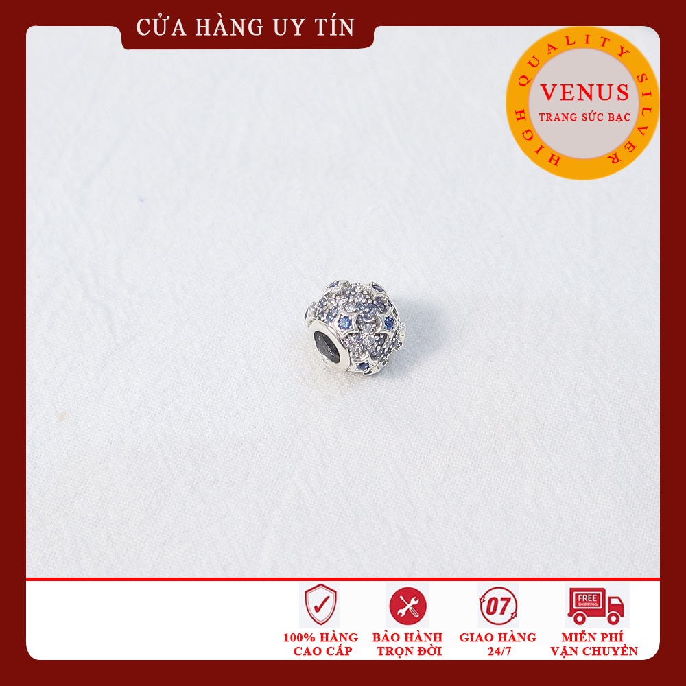 [Hàng cao cấp] Bộ sưu tập charm màu xanh nhạt- Trang sức bạc Venus