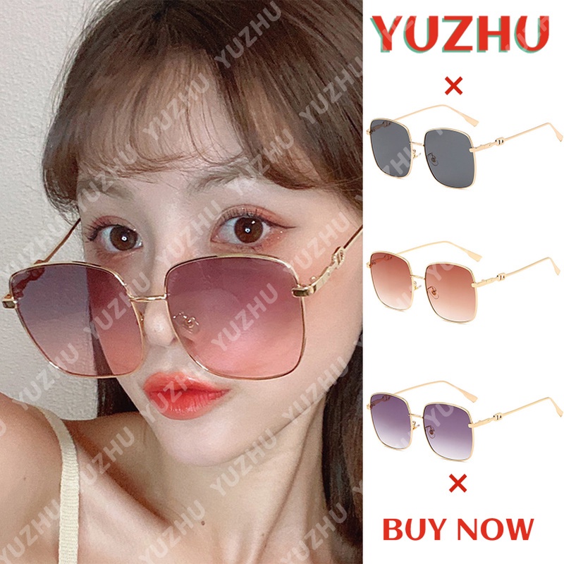 Kính mát gọng kim loại chống tia UV thời trang cho nữ