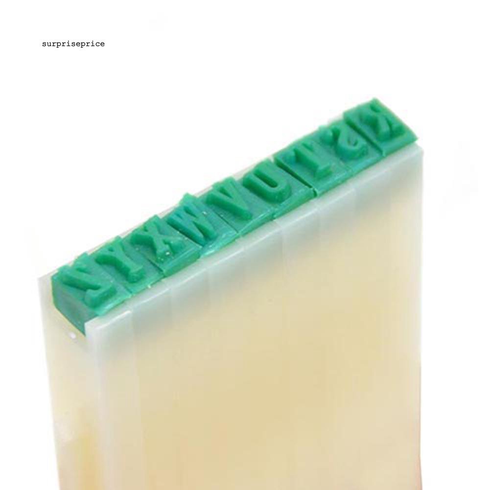 Bộ con dấu hình chữ cái tiếng Anh bằng nhựa