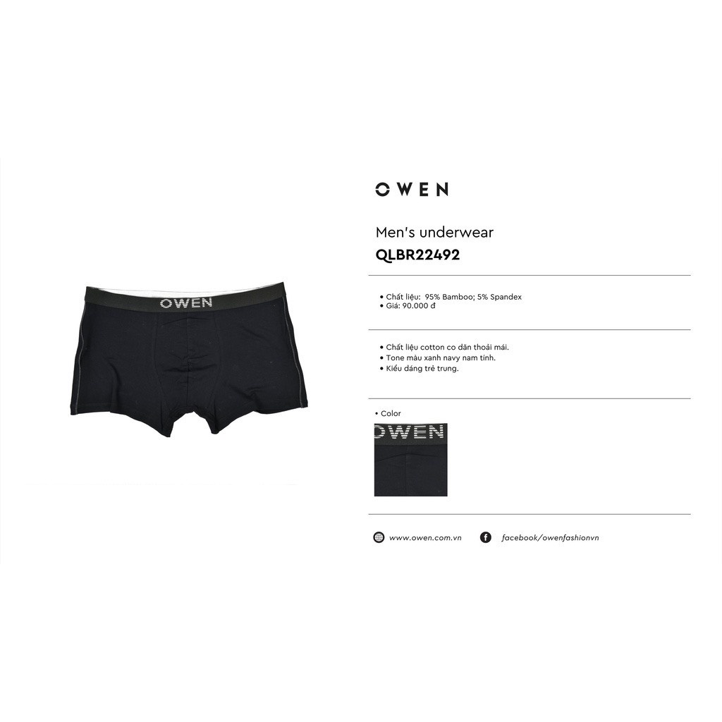 Quần lót nam, quần boxer OWEN chính hãng OBX01