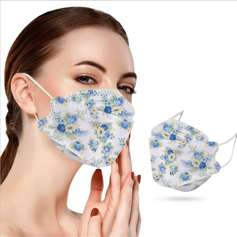 (Hàng Mới Về) Set 10 Khẩu Trang An Toàn Kf94 Bốn Lớp 4d Bằng Vải Không Dệt | BigBuy360 - bigbuy360.vn