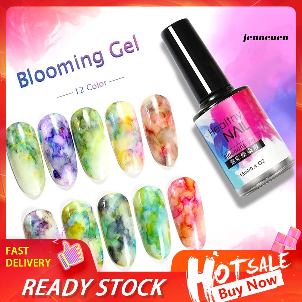 [Hàng mới về] Gel Sơn Móng Tay Màu Loang Hiệu Ứng Khói Không Tạo Vệt Xinh Xắn Diy