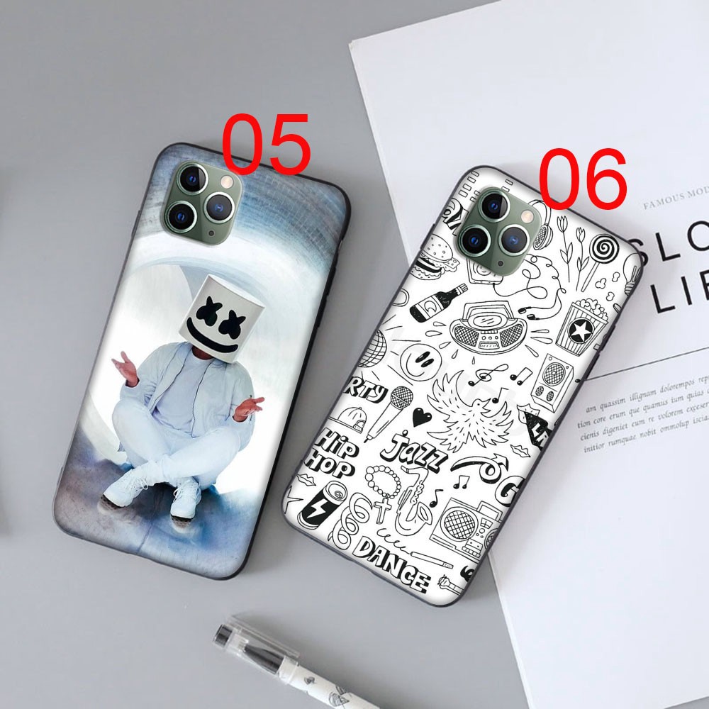 Ốp Điện Thoại Mềm In Hình Marshmello Dj Cho Iphone 12 Mini 11 Pro Max