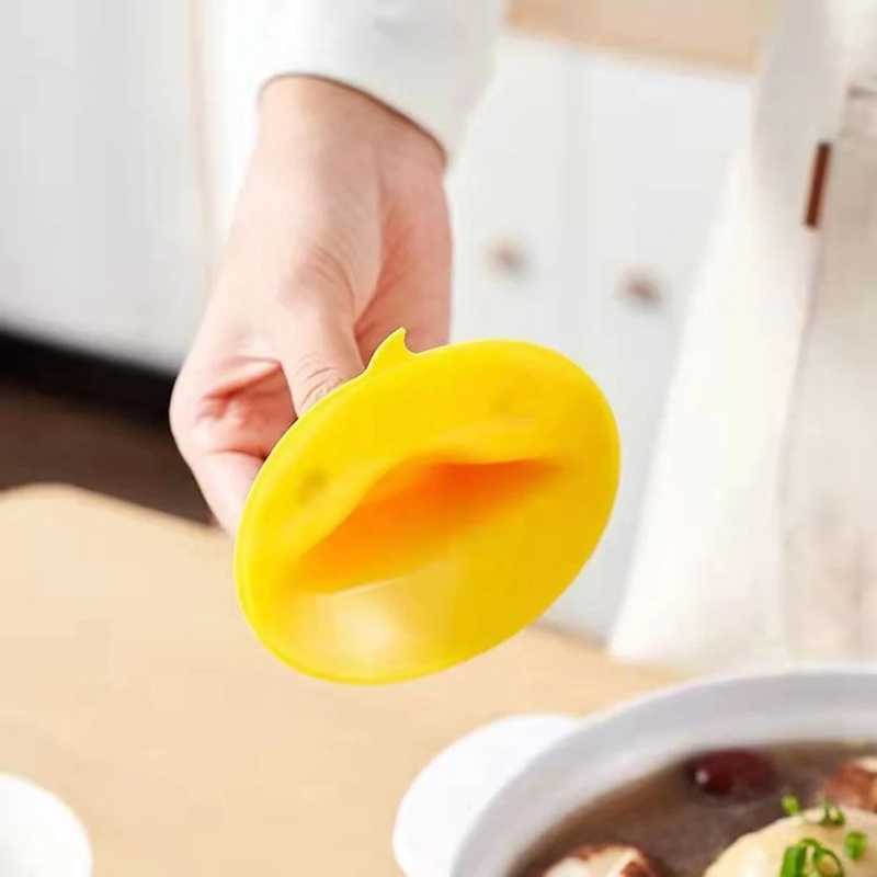 Set 2 Mỏ Vịt Silicone Dùng nhắc nồi, cầm nắm đồ nóng tiện lợi dễ thương