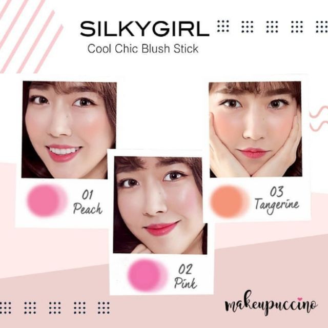 Má Hồng Silkygirl Dạng Thỏi Cool Chic Blush Stick