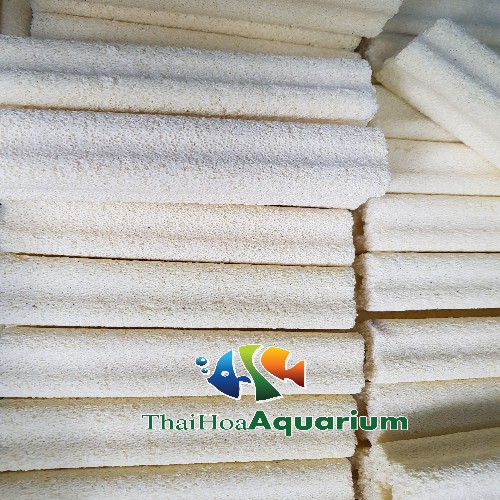 Thanh sứ lọc hoa mai vàng, muối tiêu cho bể cá, hồ koi