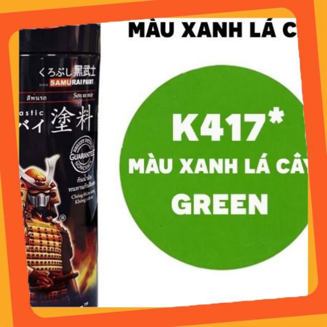 Sơn samurai màu xanh lá cây k417*