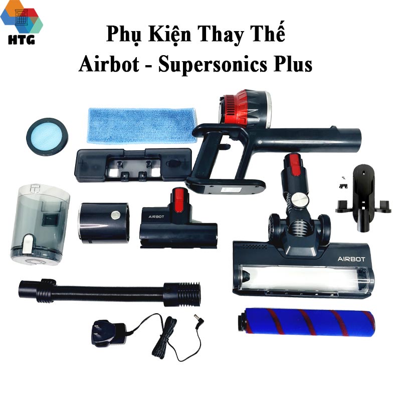 Phụ kiện máy hút bụt Airbot Supersonics Plus thay thế, mở rộng, pin sạc bảng điều khiểnvà đầu tay motor, hàng chính hãng