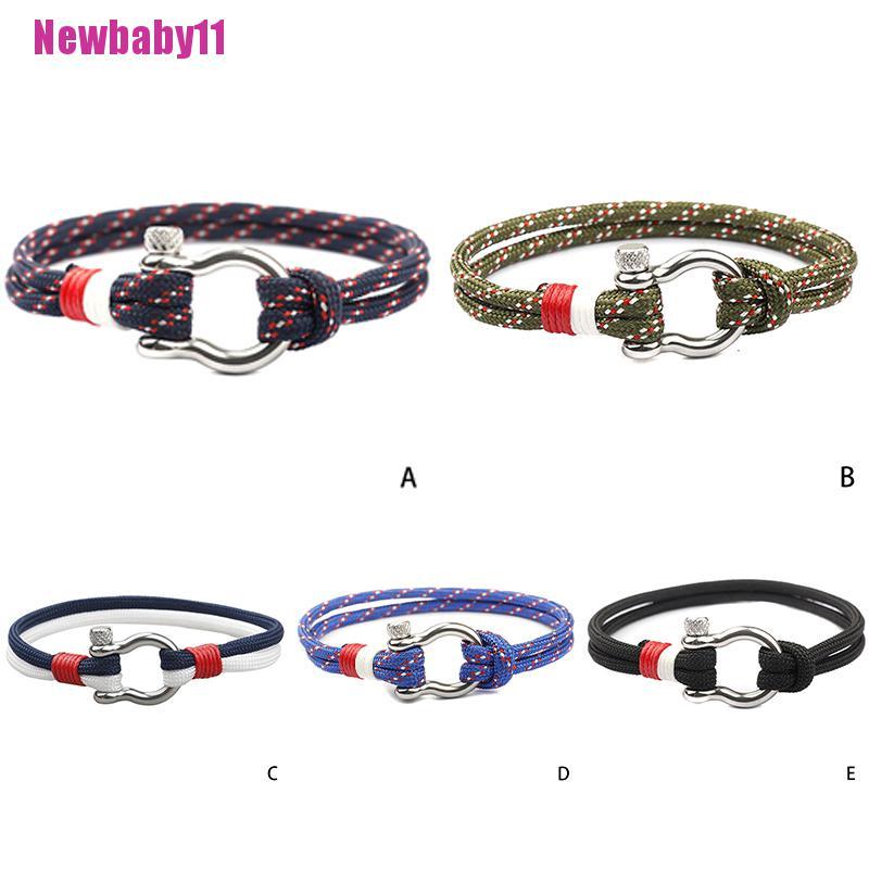 Vòng Tay Sinh Tồn Dây Thừng Thời Trang Cho Nam &amp; Nữ BABY11