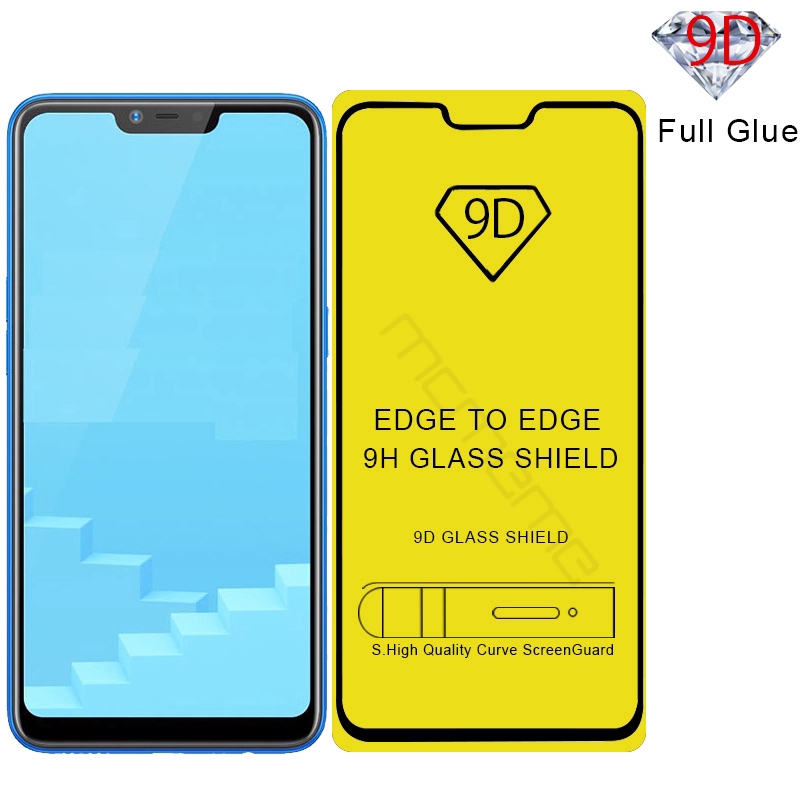 Kính cường lực 9D toàn diện cho OPPO Realme 8 7 6 X2 5 3 Pro 7i C3 X XT 5s 5i 6i Q Narzo 30A 5G