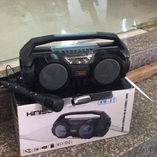 Loa karaoke bluetooth Kimiso KM-S1 có kèm mic