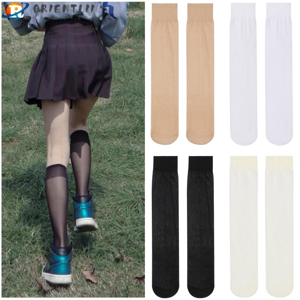 Vớ bắp chân dài đầu gối xuyên thấu gợi cảm thời trang