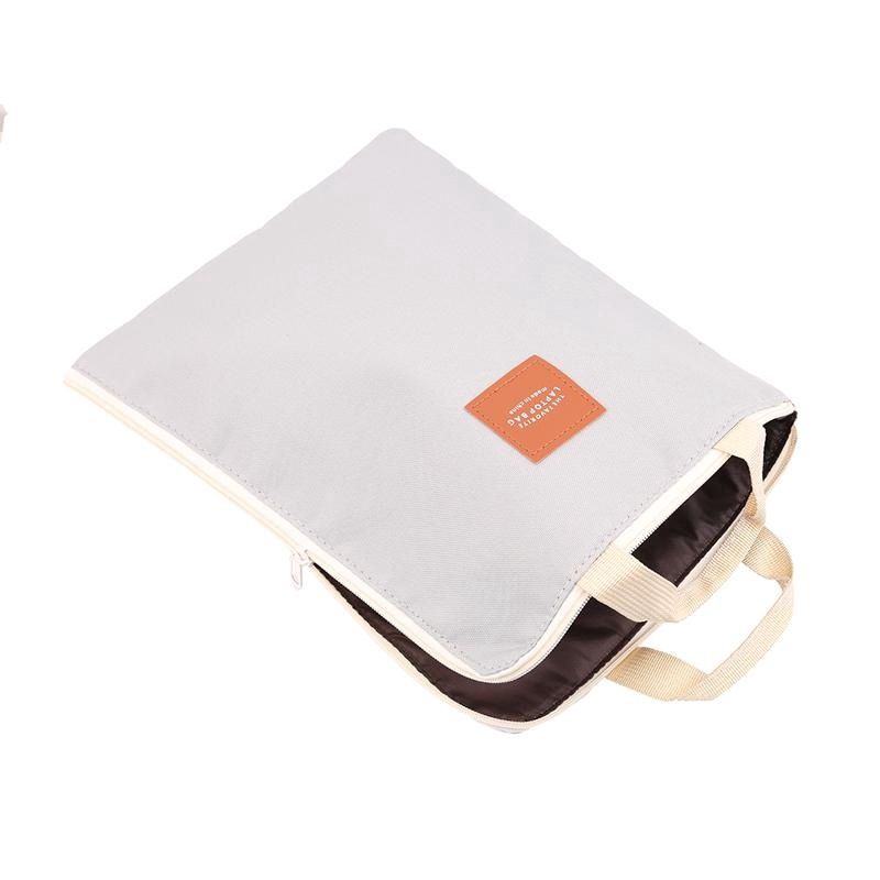 Túi vải canvas 2 lớp công sở đựng laptop, ipad, tài liệu  24x37