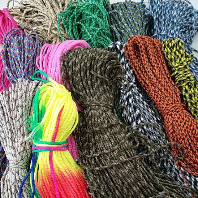 Bó 30yds dây paracord đan vòng,dây cứu hộ 4ly 7lõi-update 2