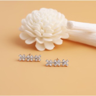 Bông tai bạc Shine Flower