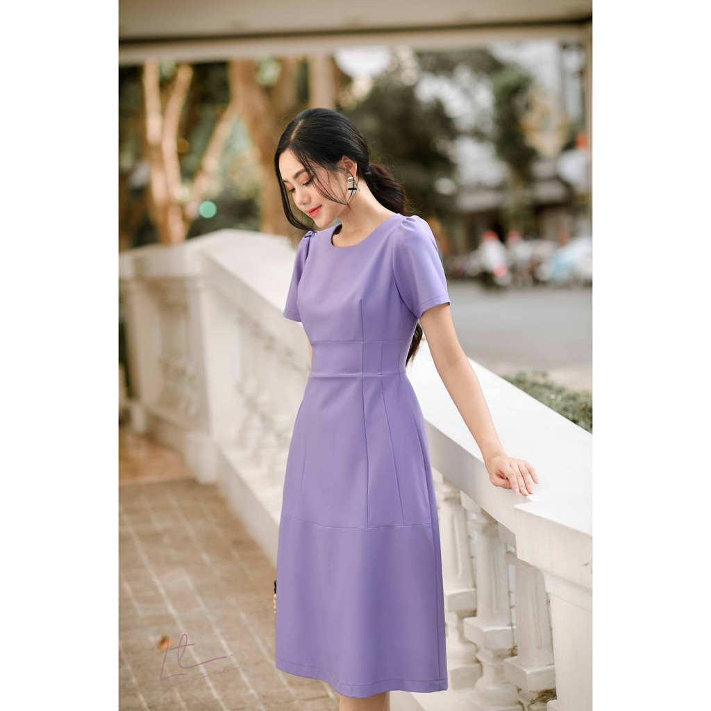 VÁY XÒE VAI BỒNG CUTOUT TỐI GIẢN | BigBuy360 - bigbuy360.vn