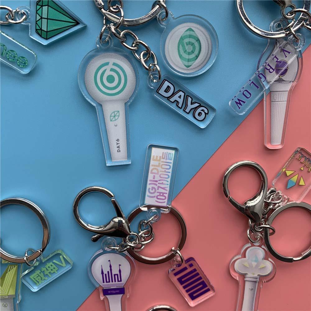 LANFY Móc Khóa In Chữ I-DLE VICTON DAY6 Dễ Thương