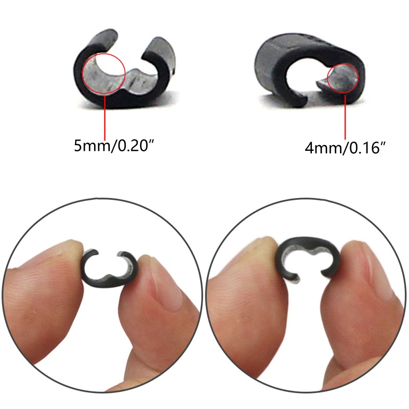 QQ Set 10 Ống Dẫn Phanh Chữ C Cho Xe Đạp Leo Núi MTB