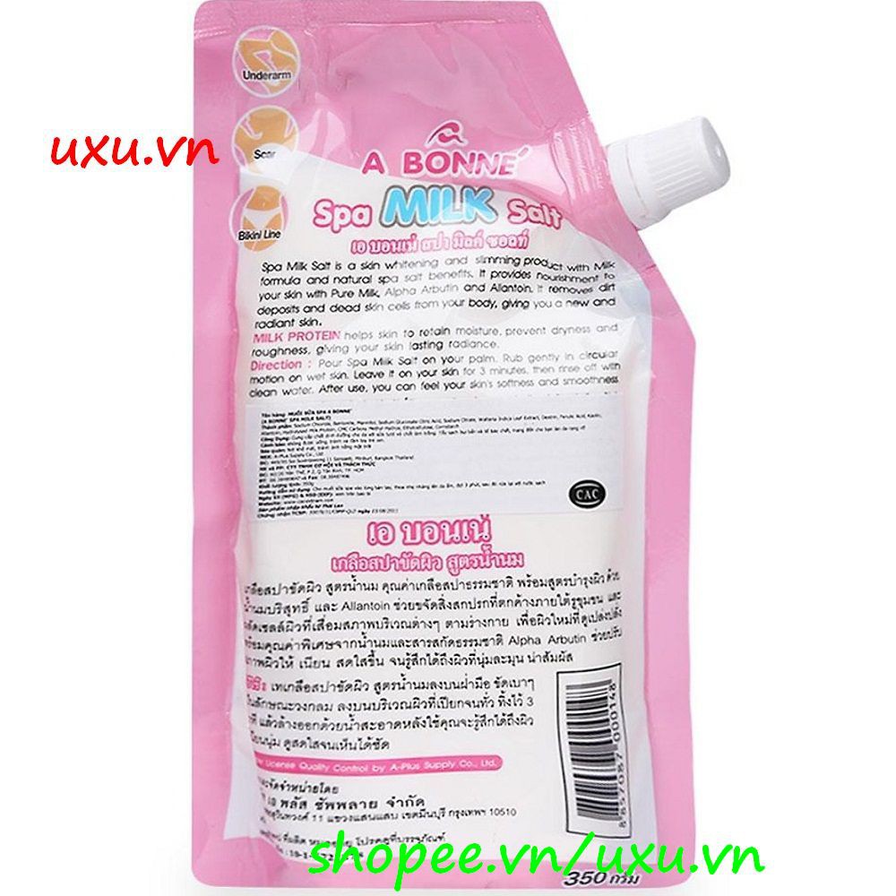 Muối Tẩy Tế Bào Chết 350G A Bonne Thơm Hương Sữa Hạt Trung, Với uxu.vn Tất Cả Là Chính Hãng. | BigBuy360 - bigbuy360.vn
