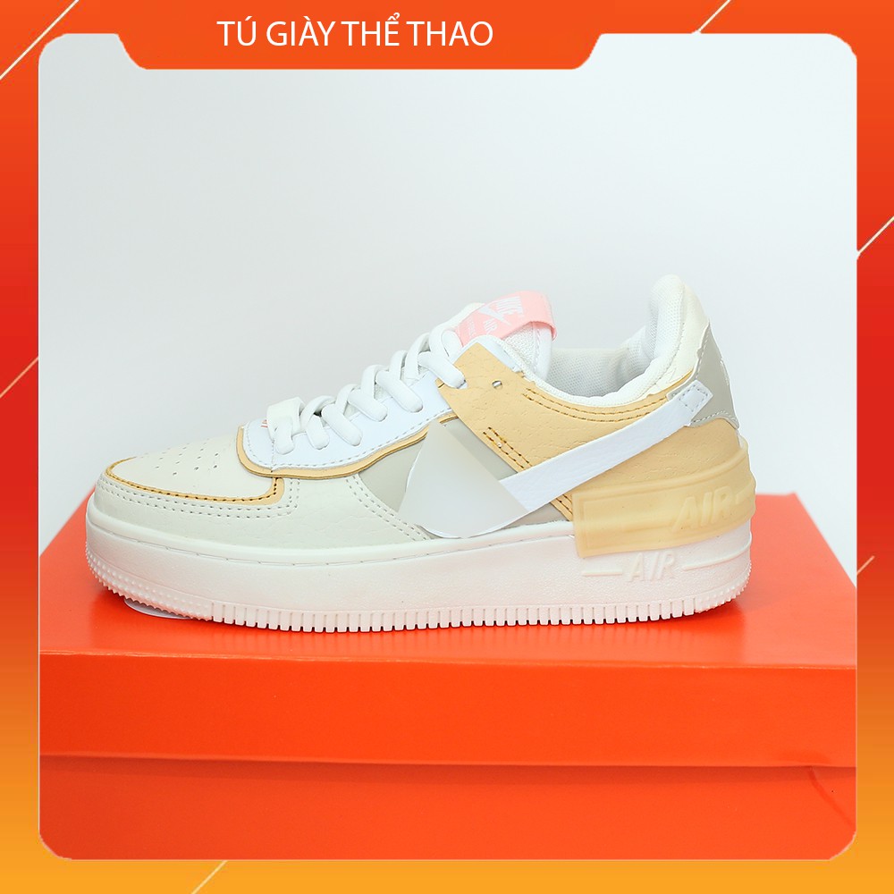 [Mã WAMT10K giảm 10k cho đơn 0k] Giày Sneaker Nữ Thể Thao AF1 Màu Cam Cá Tính