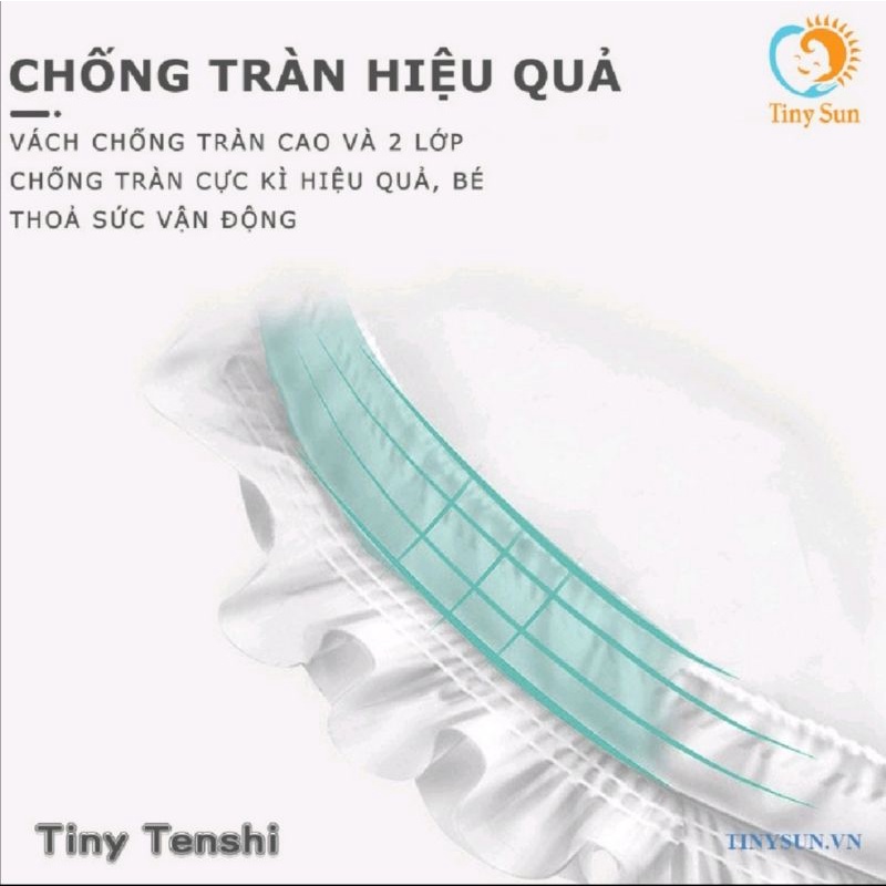 Tã Bỉm quần trẻ em Tiny Tenshi size M100/L100/XL100/XXL100/XXXL100/XXXXL100 miếng cho trẻ từ 5 đến 35kg