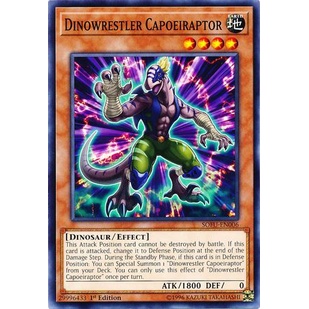 Thẻ bài Yugioh - TCG - Dinowrestler Capoeiraptor / SOFU-EN006'