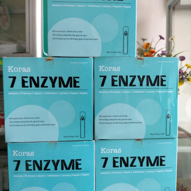 7 Enzyme Koras - Hỗ trợ bổ sung enzym, vitamin cho trẻ nhỏ (20 ống)