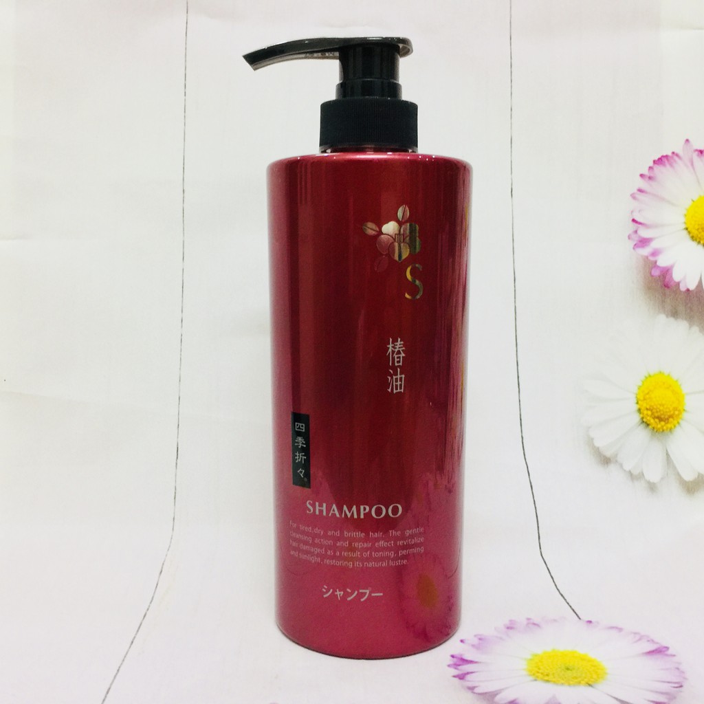 Dầu gội đầu Shikioriori chiết xuất từ hoa trà Nhật Bản 600ml