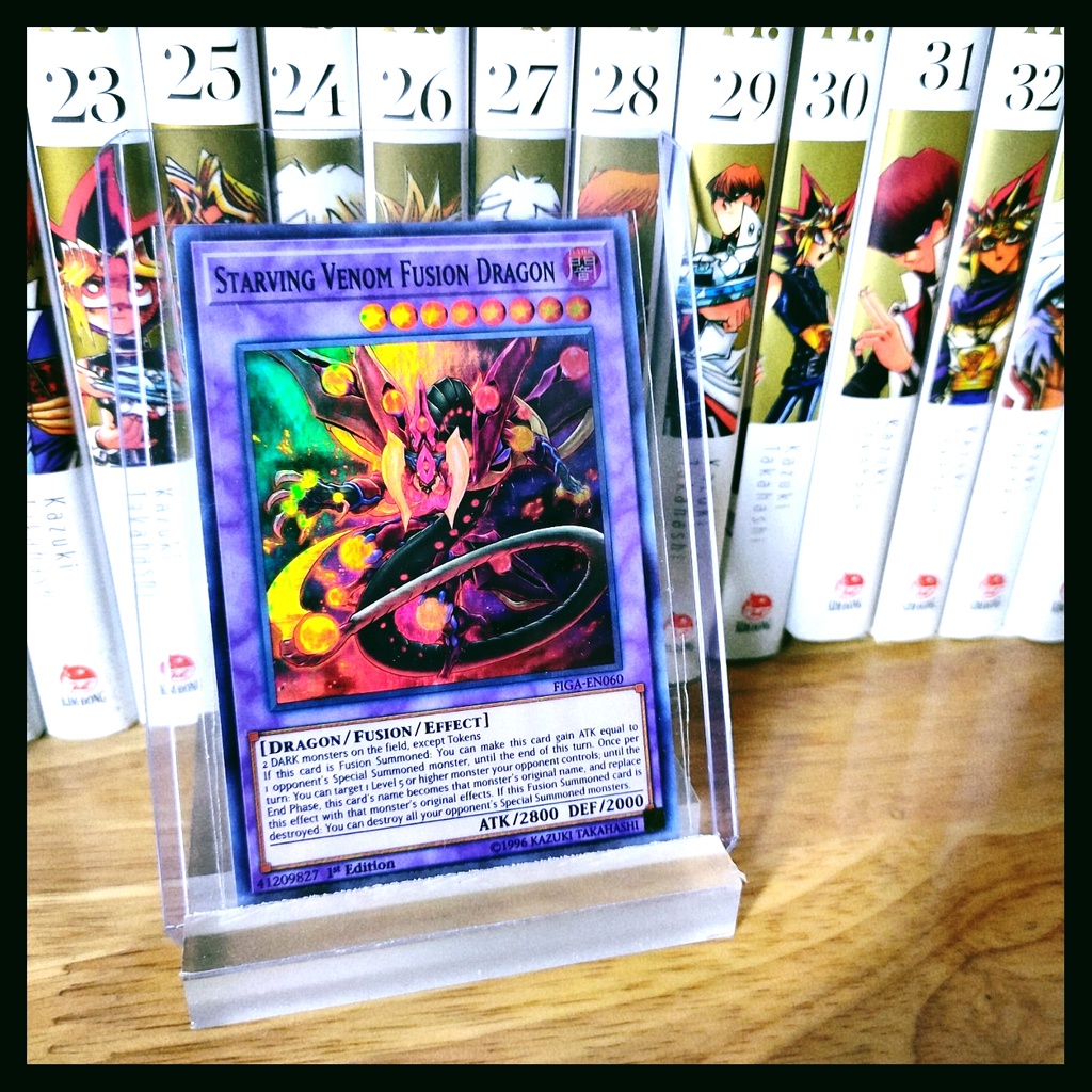 Thẻ bài yugioh chính hãng Starving Venom Fusion Dragon – Super Rare