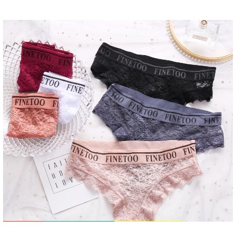 Quần lót ren lọt khe cao cấp Fineto