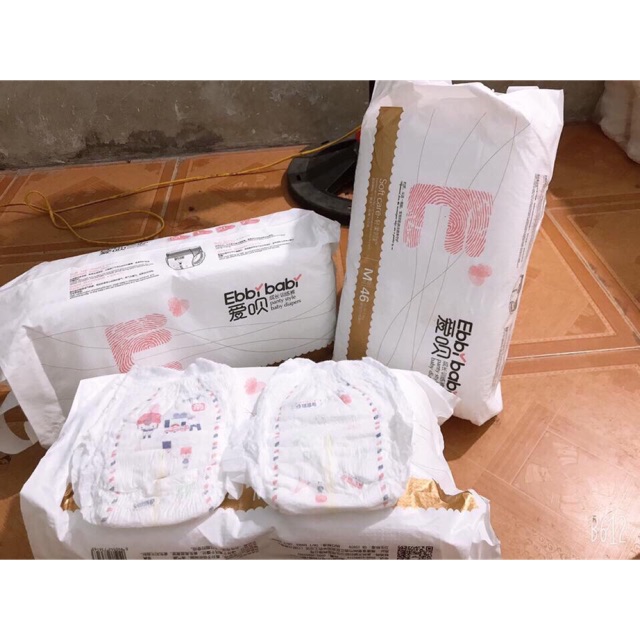 Combo bỉm quần Ebbi baby M92/L92/XL88