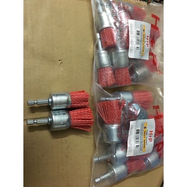 cước trụ nhựa sợi đỏ đuôi lục giac 6x25 6x30