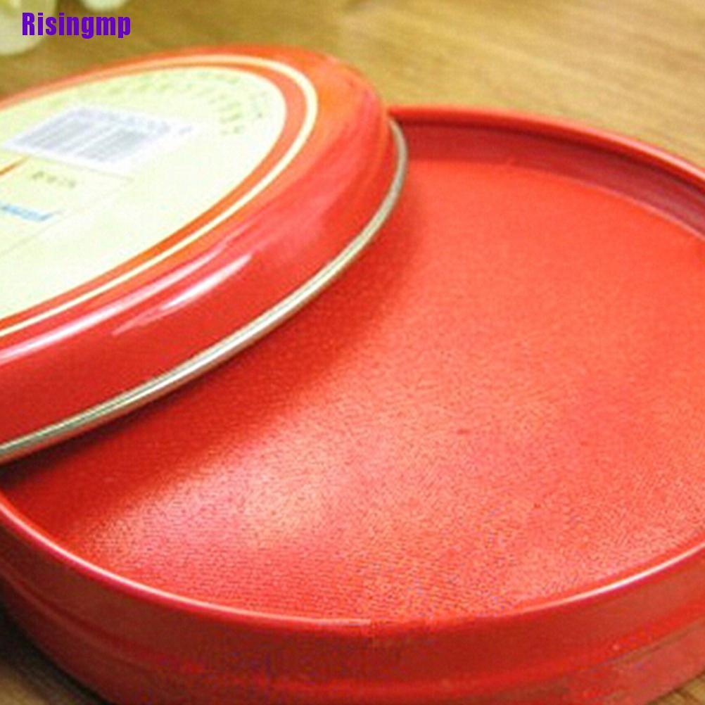 [Risingmp] Water Paint Red Round Date Seal Stamp Pad Inkpad Ink Office Accessories Supplies
