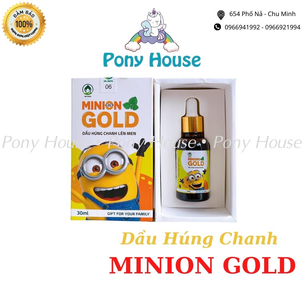 Dầu Húng Chanh Minion Gold 30ml - Tinh Dầu Húng Chanh Len Men Cho Bé Từ Sơ Sinh Mẫu Mới Nhất