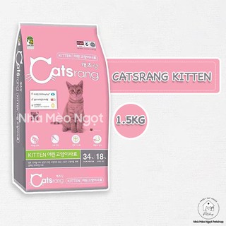Hạt Catsrang Kitten 1.5KG Thức Ăn mèo con Dinh Dưỡng | Nhà Mèo Ngọt