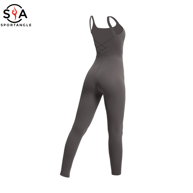 Áo liền quần thể thao SPORTSANGEL đan dây chéo lưng gợi cảm cho nữ