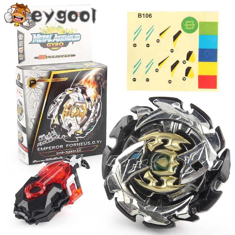 Bộ Con Quay Đồ Chơi Beyblade Burst B-106 / B106 EMPEROR FORNEUS.O.Yr B-184 LR