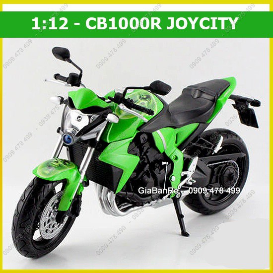 XE MÔ HÌNH TỈ LỆ 1:12 - HONDA CB1000R - JOYCITY - XANH LÁ - KHÔNG HỘP - 8662.4