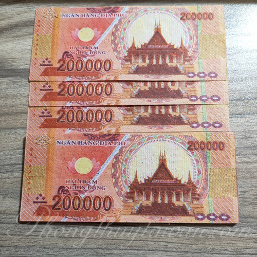 Giấy cúng Các loại mệnh giá ÂM PHỦ