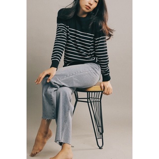 LONG STRIPED TEE