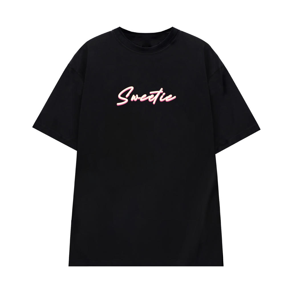 Áo Thun Nam Nữ Dáng Rộng "sweetie" 2S Official, Áo Phông Local Brand In Hình Dễ Thương Ngọt Ngào Tv5072