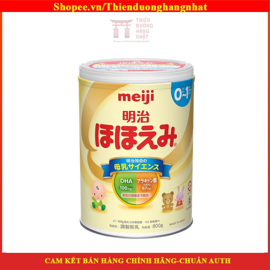 Sữa Meiji lon số 0 (800gr) nội địa Nhật Bản (T3/2024)