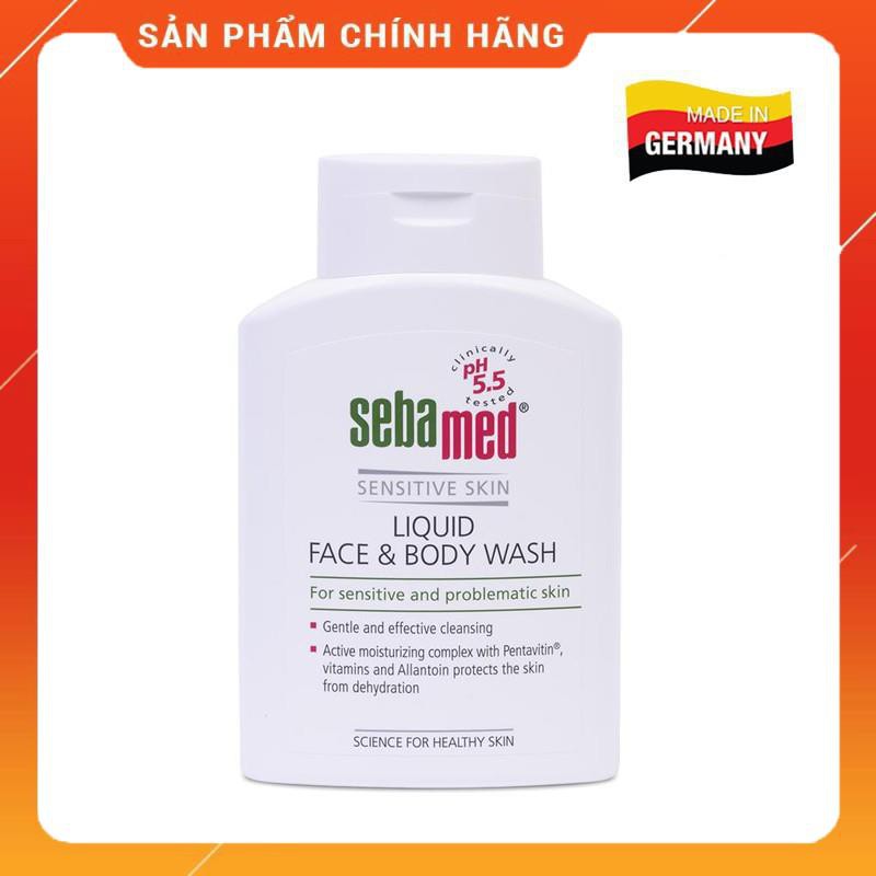 SữaSebamed Rửa Mặt Và Tắm Toàn Thân Face &amp; Body Wash pH5.5 (50ml)