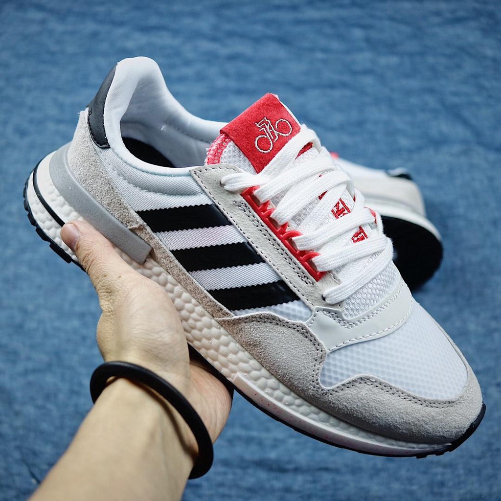 Phổ biến [Kuiss]Adidas Forever x Adidas ZX 500 RM clover retro giày chạy bộ retro Giày nam và nữ Sneakers G27577