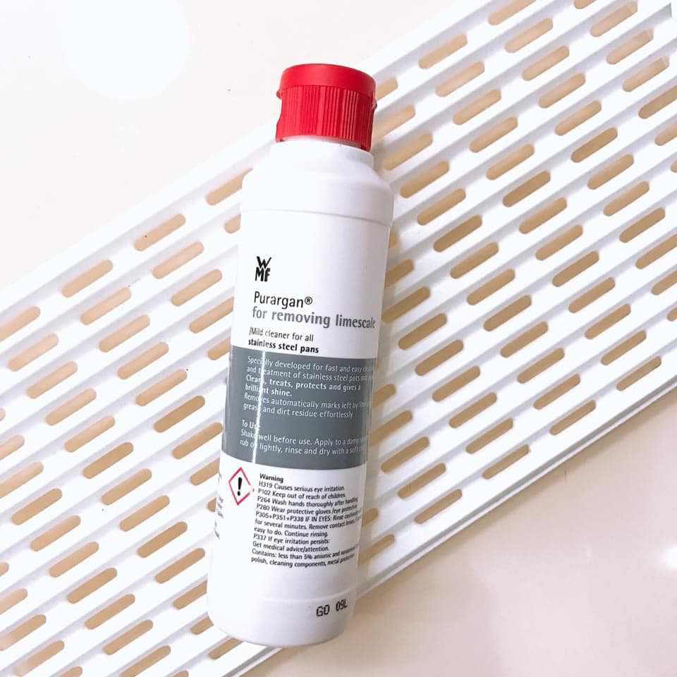Dung  Dịch Tẩy Rửa Xoong Nồi WMF Purargan 250ml - Nhập Đức