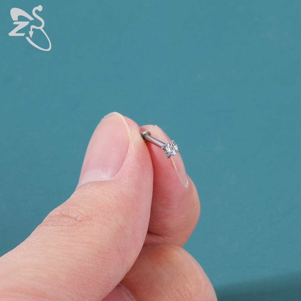 Khuyên Tai Bằng Thép Titan 2 / 3 / 4 / 5mm 16g Độc Đáo